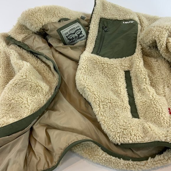 Levi's Faux Fur Bomber Jacket - Picture 8 of 14